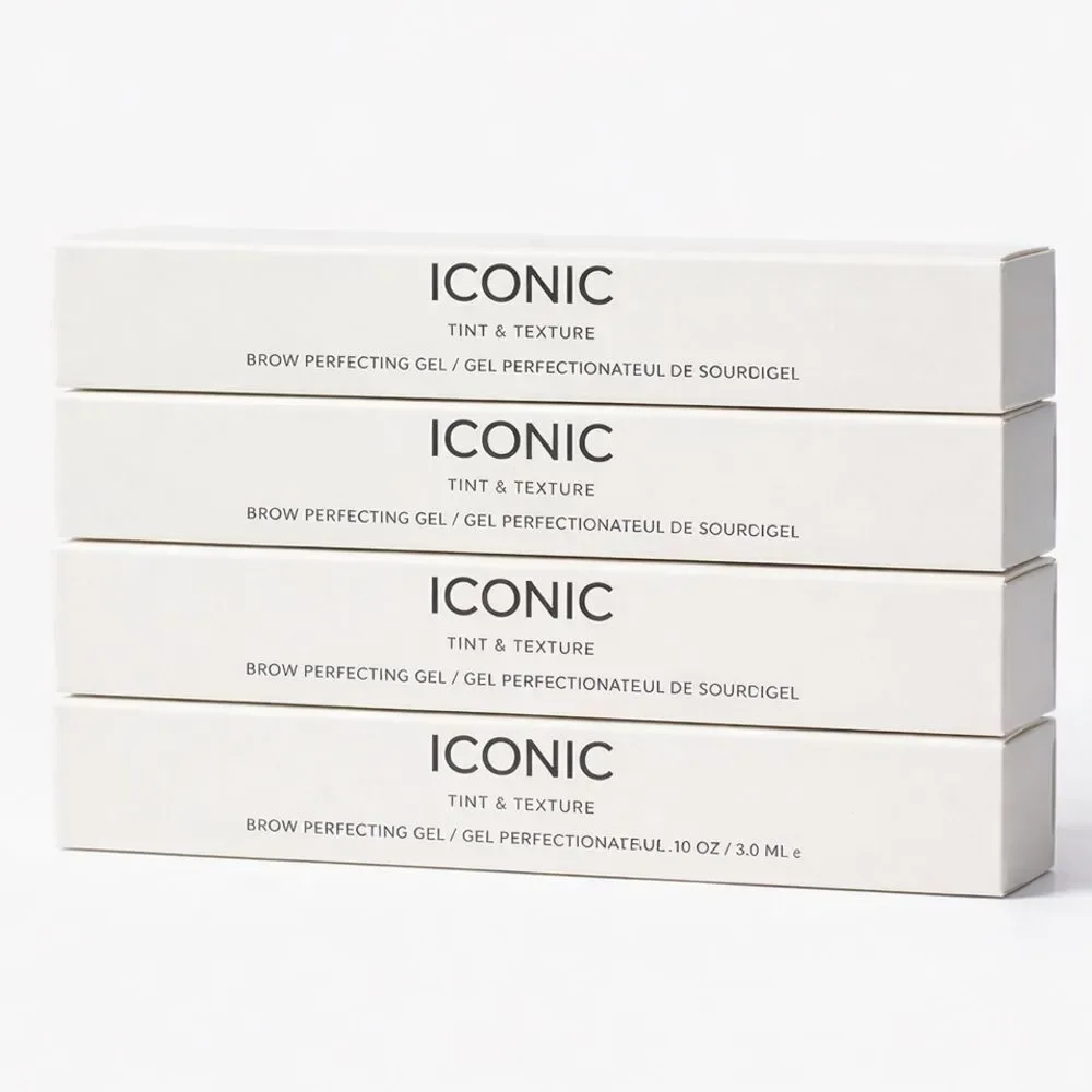 ICONIC London Brow Gel Bundle 4 Shades NEW | Tint & Texture 3ml, NEW in boxes